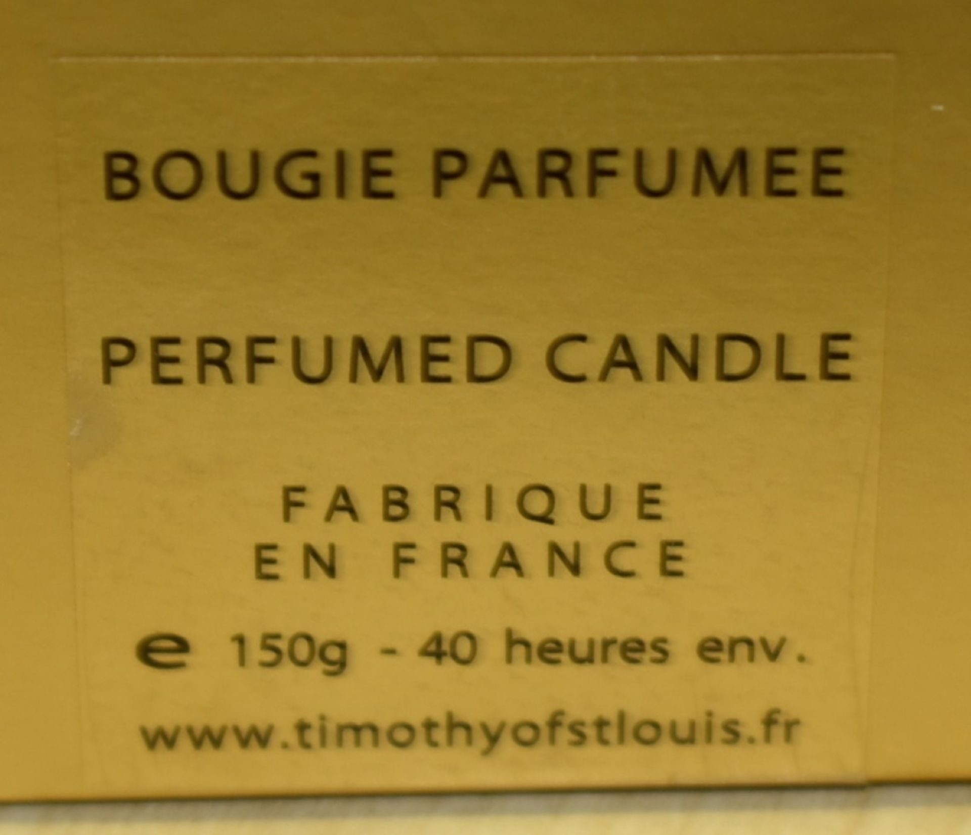 2 x Timothy of St Louis Perfumed Candle - Santal & Frangipanier - Brand New and Boxed - 150g Scented - Image 3 of 5