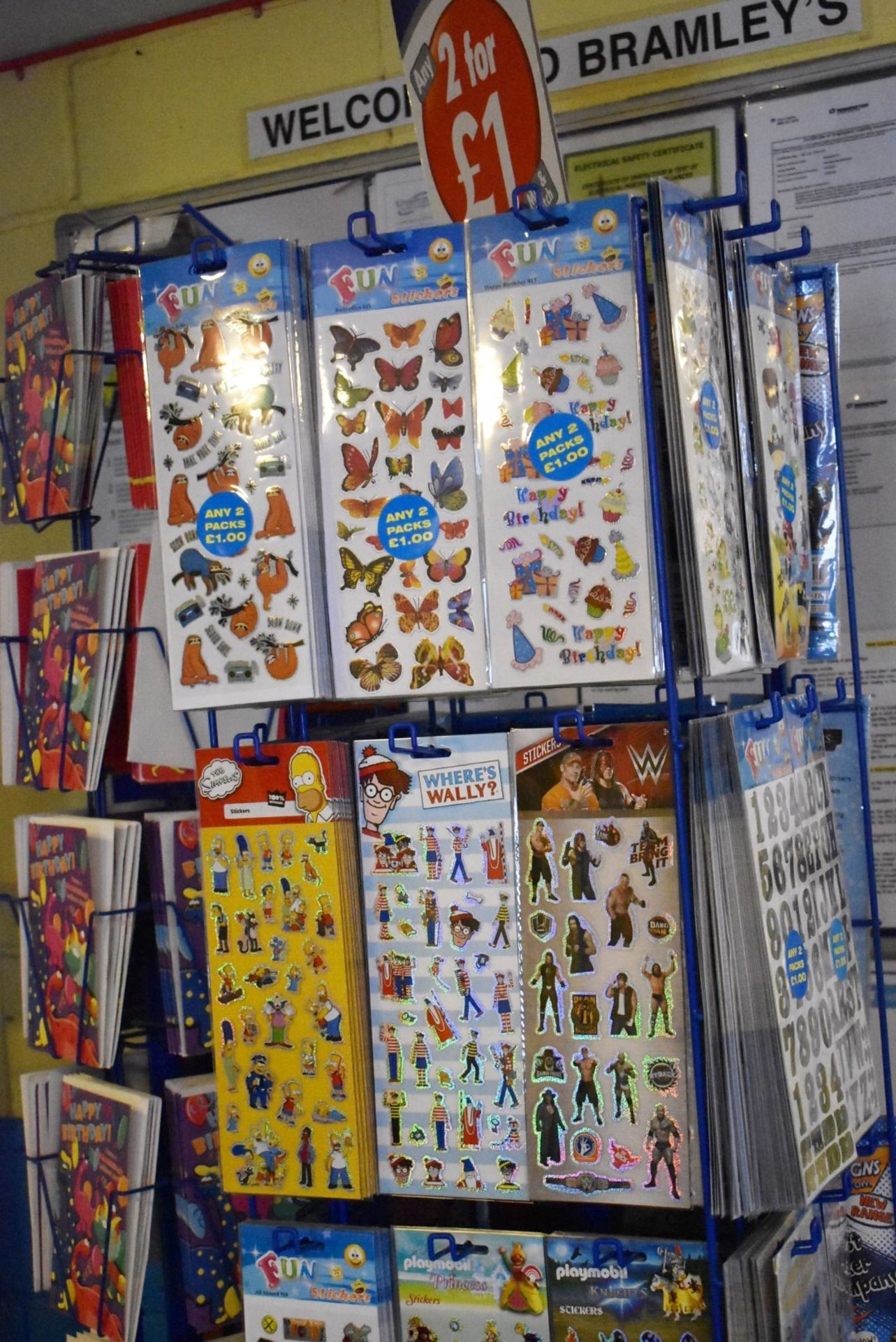 Assorted Retail Stands For Cards, Posters and Sticker Packs - Includes Large Amount of of - Image 8 of 20