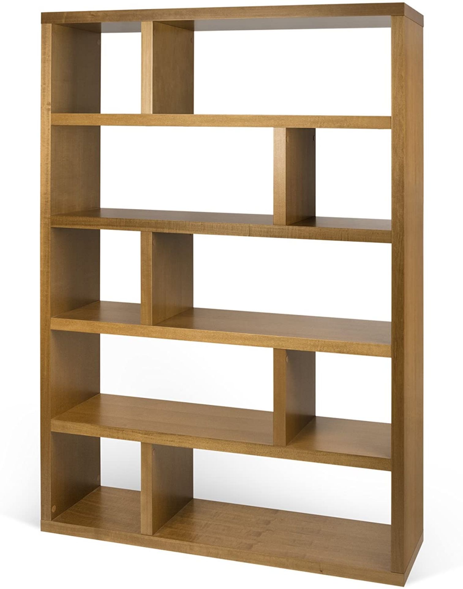 1 x Comtemporary High Shelving Unit - Mukali - Dimensions: 47W x 11D x 68H Inches - New Boxed Stock - Image 3 of 3