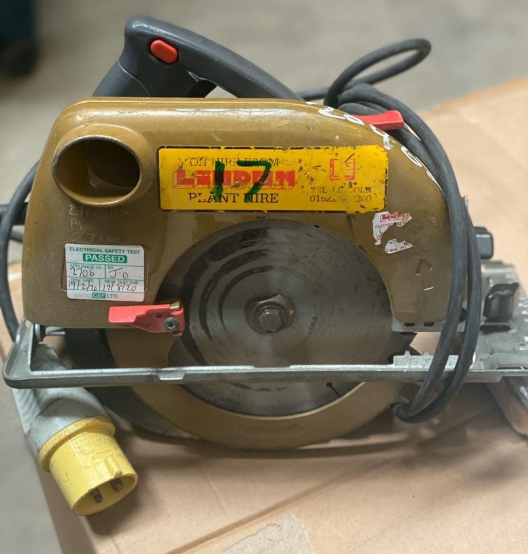 1 x Skill 110v Saw - Used, Recently Removed From A Working Site - CL505 - Ref: TL017 - Location: