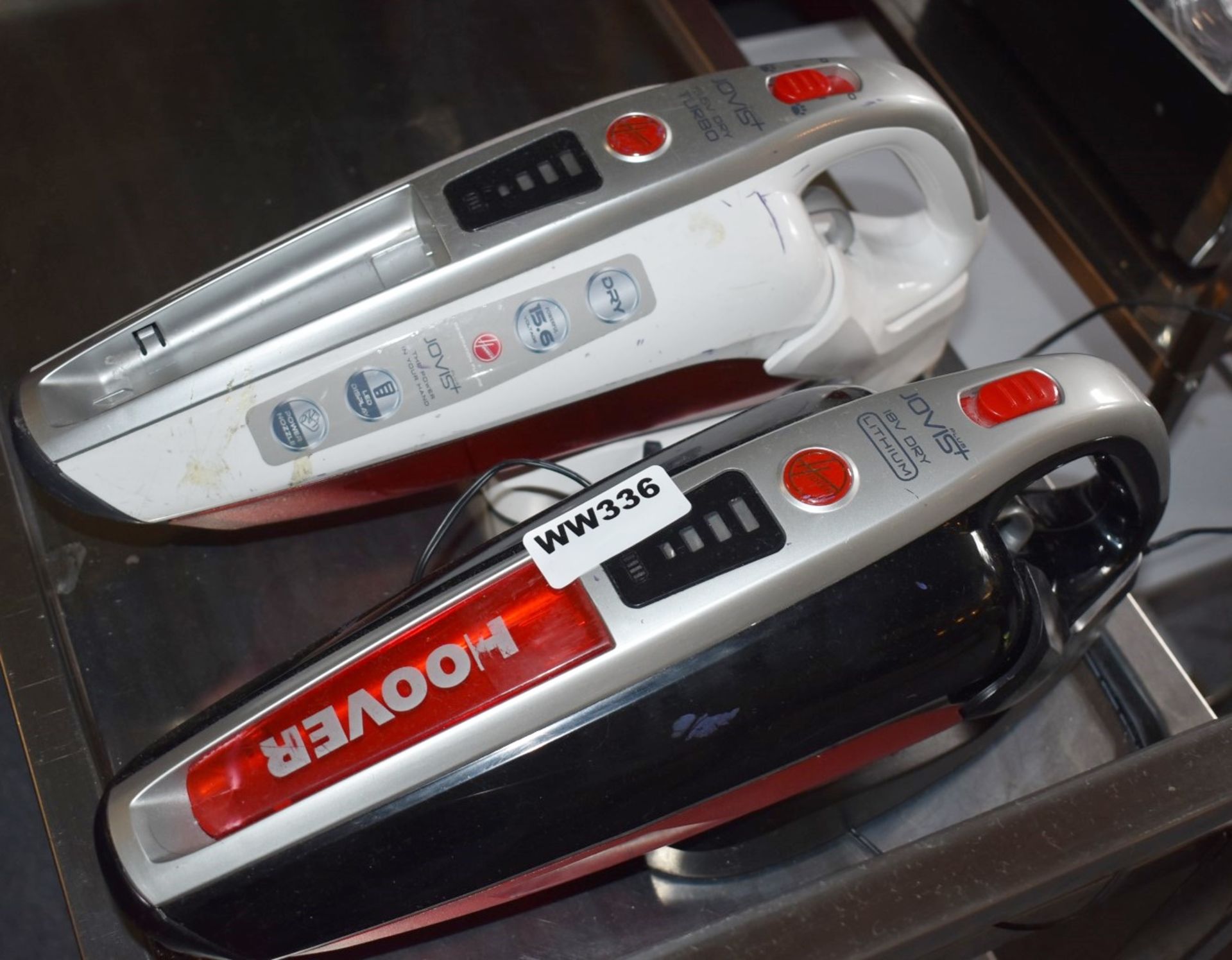 2 x Hoover Handheld Vacuum Cleaners With Chargers - Ref WW336 - CL520 - Location: London W10 More