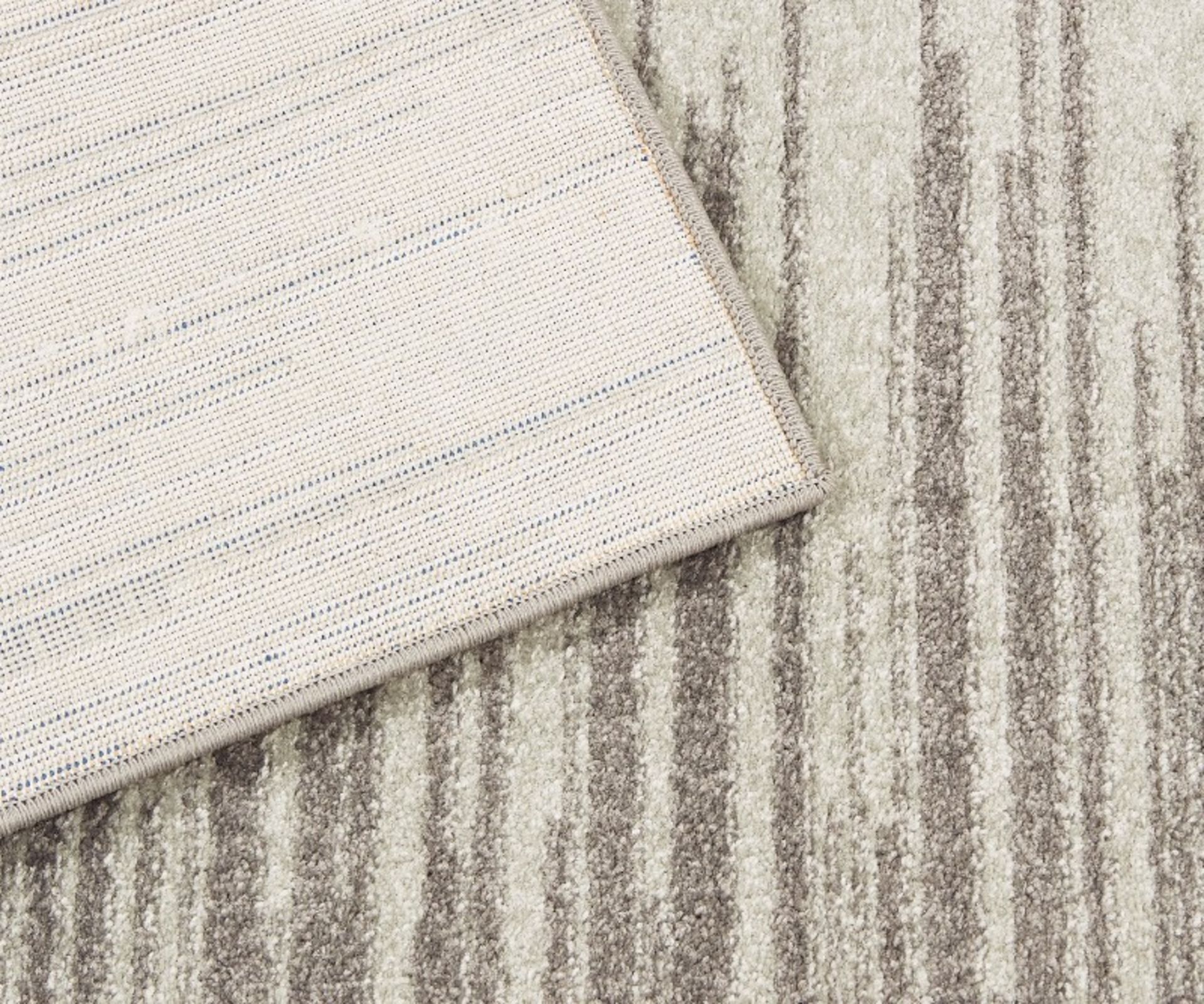 1 x Asiatic NOVA Rug With Abstract Stripes In Grey - Dimensions: 120 x 170cm - Brand New Stock - Image 3 of 6