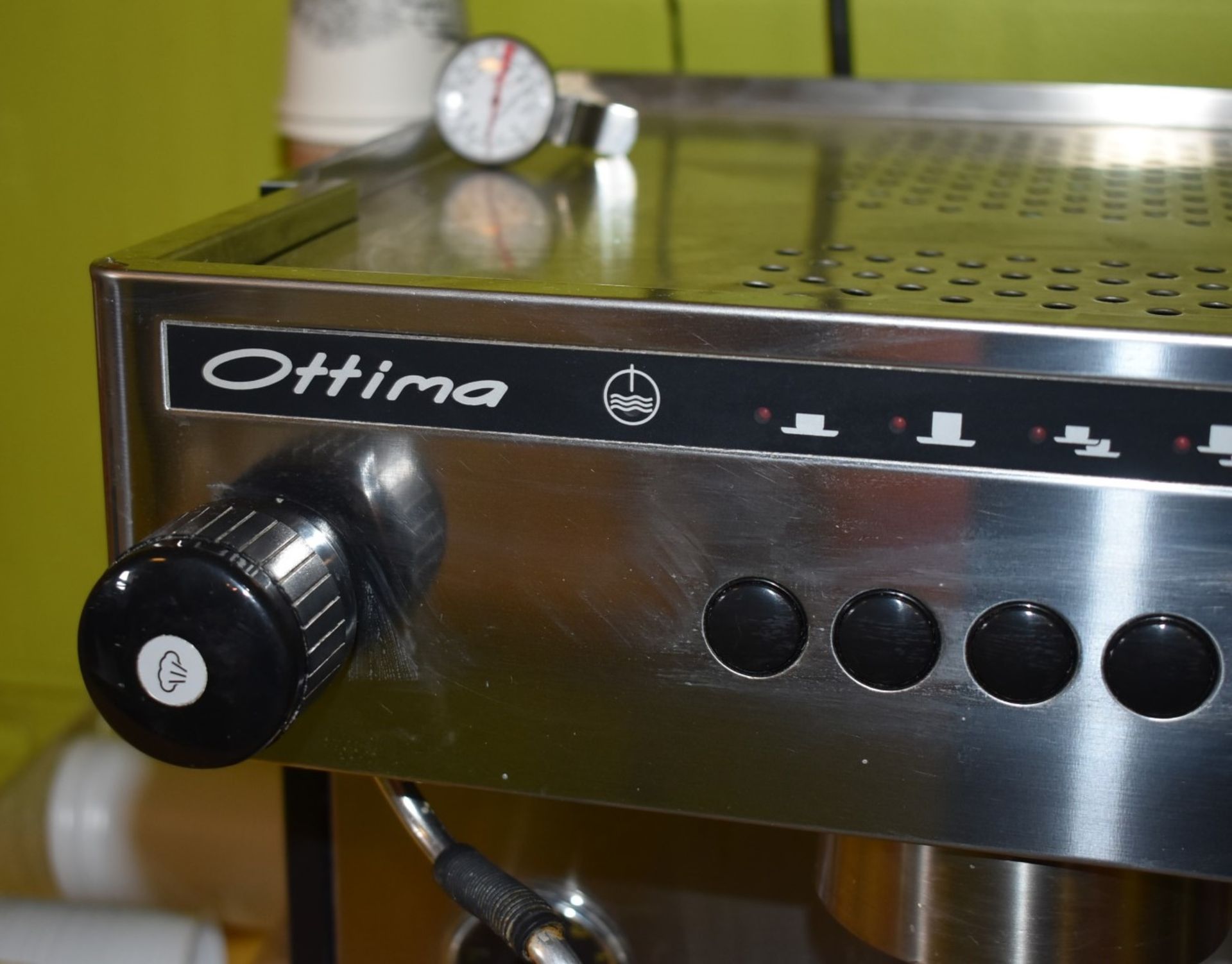 1 x Ottima 2 Group Commercial Coffee Machine - Stainless Steel Finish With 11.5 Liter Boiler and - Image 5 of 11