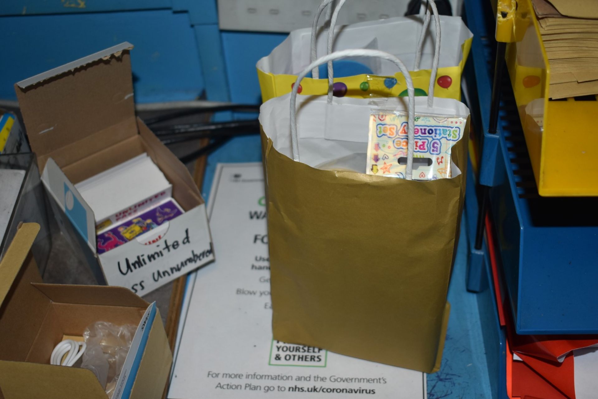 Assorted Job Lot From Office Room - Includes Stationary, Contents of Drawers, First Aid Kit, Party - Image 11 of 21