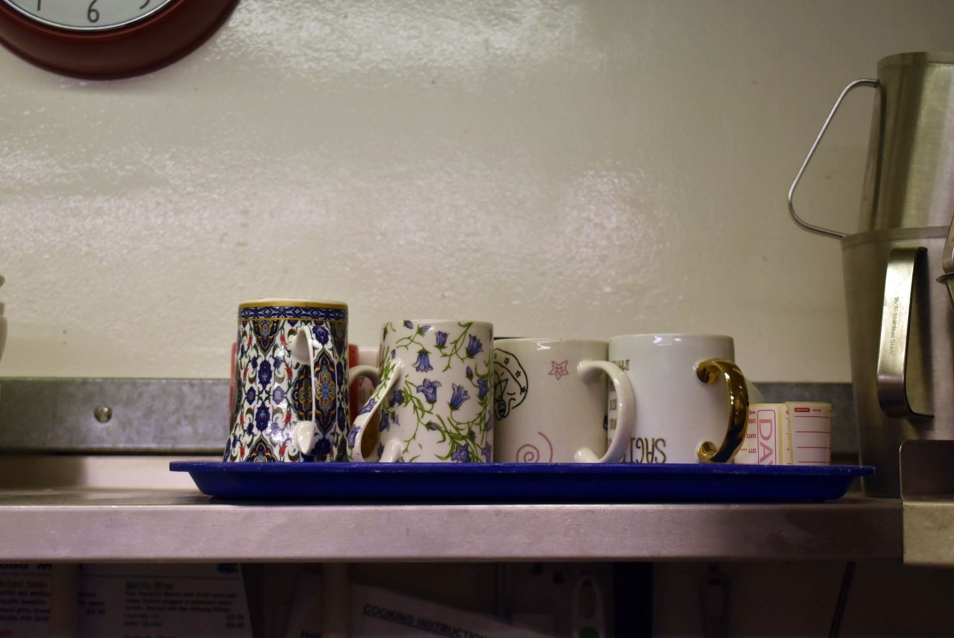 1 x Large Collection of Assorted Kitchen Equipment - Includes Plates, Jugs, Cutlery, Clock, Fan, - Image 3 of 16