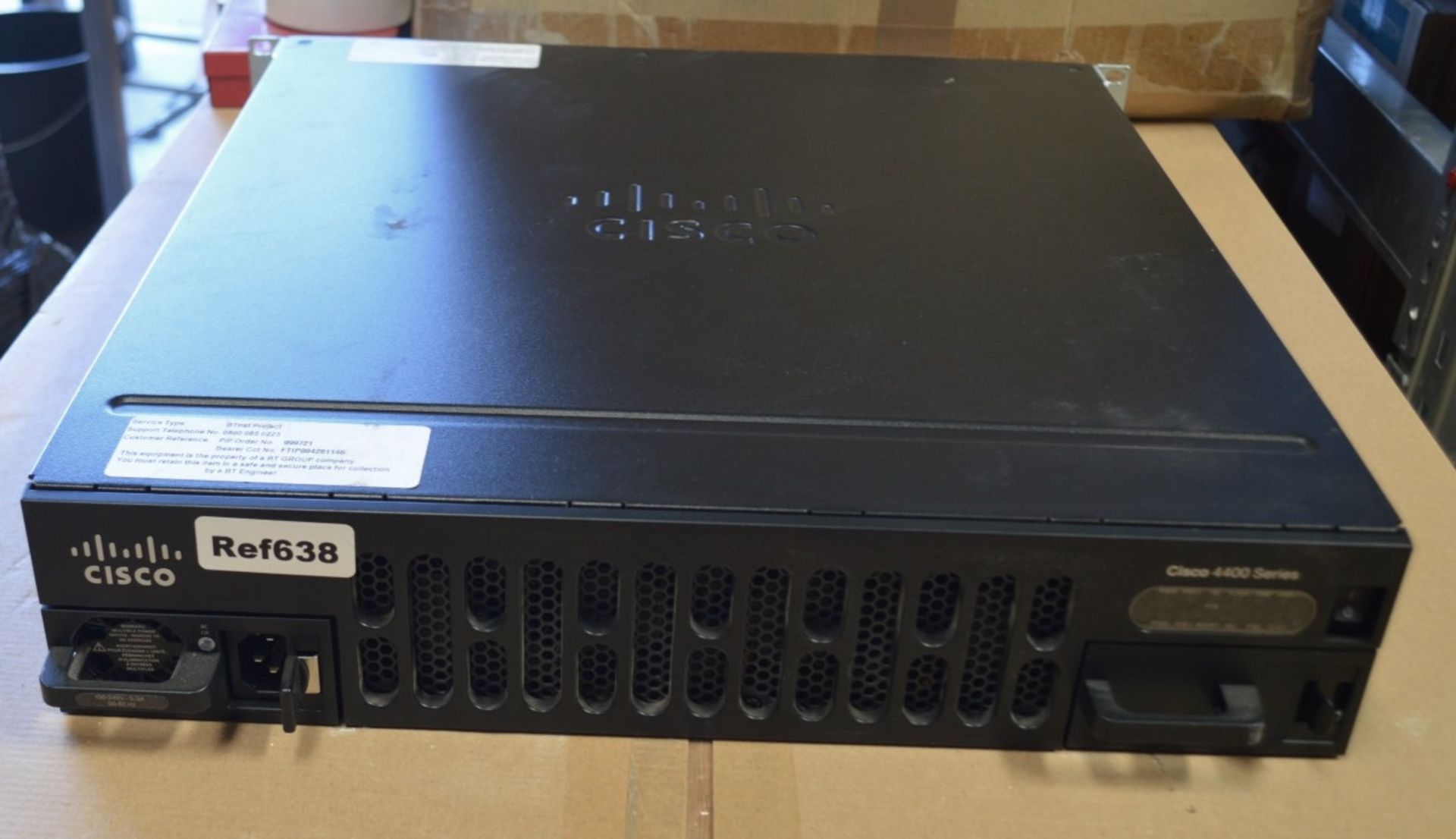 1 x Cisco ISR4451-X Integrated Services Router - Used, From A Working Environment - Ref638 -