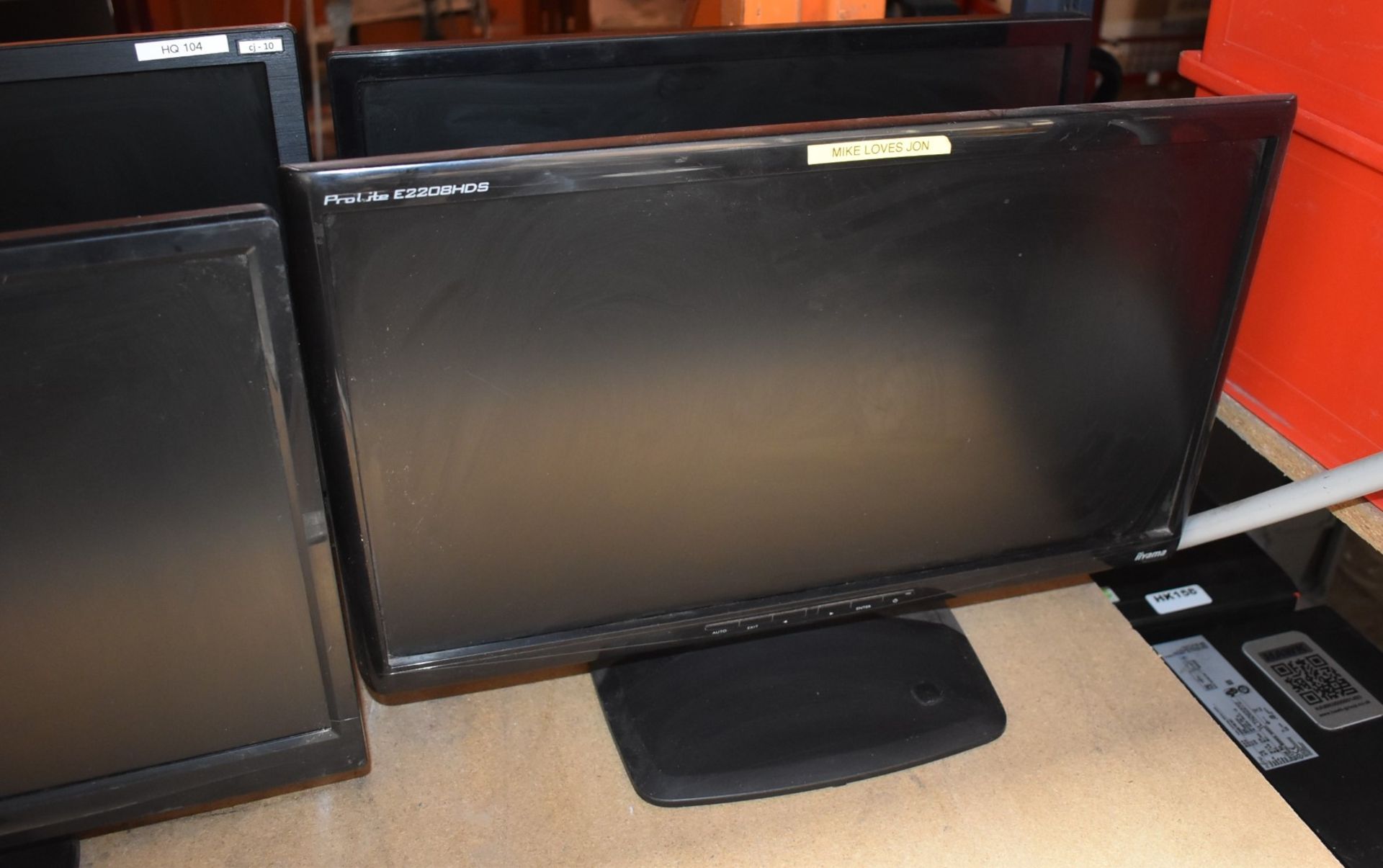 8 x Various Flat Screen Computer Monitors - Mostly 22 Inch Size - Removed From Various Office - Image 4 of 14