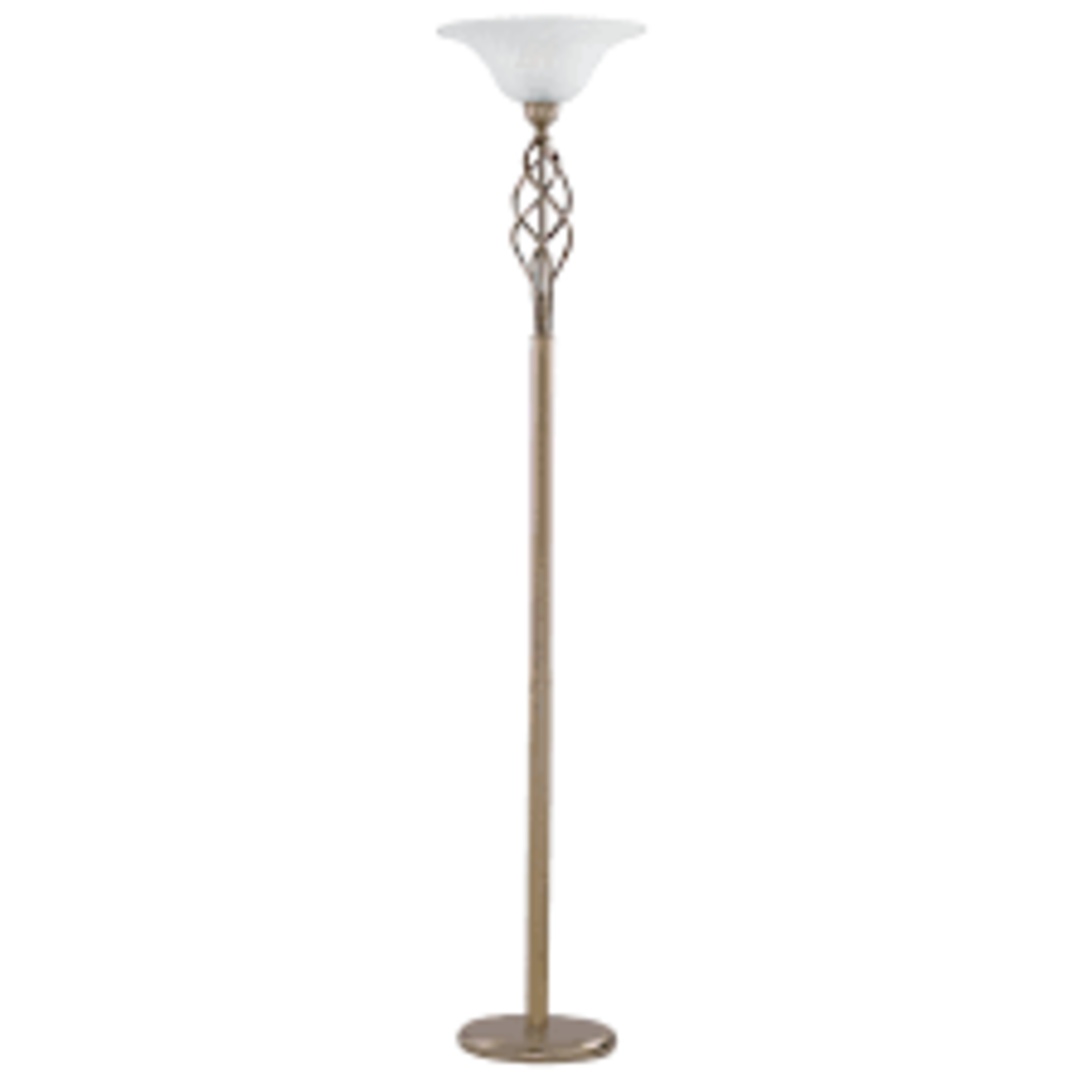 1 x Searchlight Floor Lamp in Antique Brass - Ref: 6021AB - New and Boxed - RRP: £100.00 - Image 4 of 4