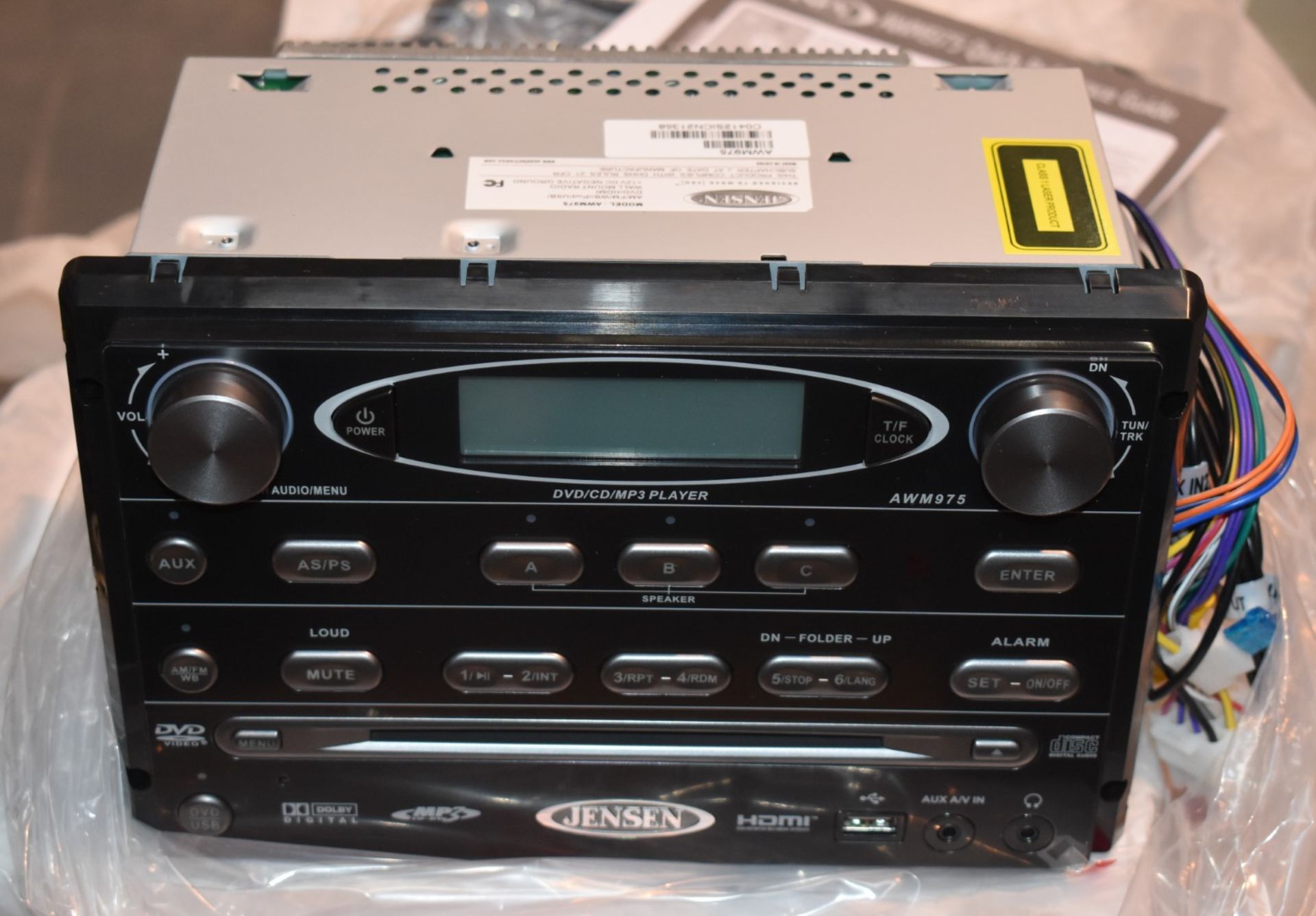 1 x Jenson AWM975 Entertainment System - Features DVD Player, CD, MP3, USB, HDMI Out, FM/AM Radio - Image 2 of 8