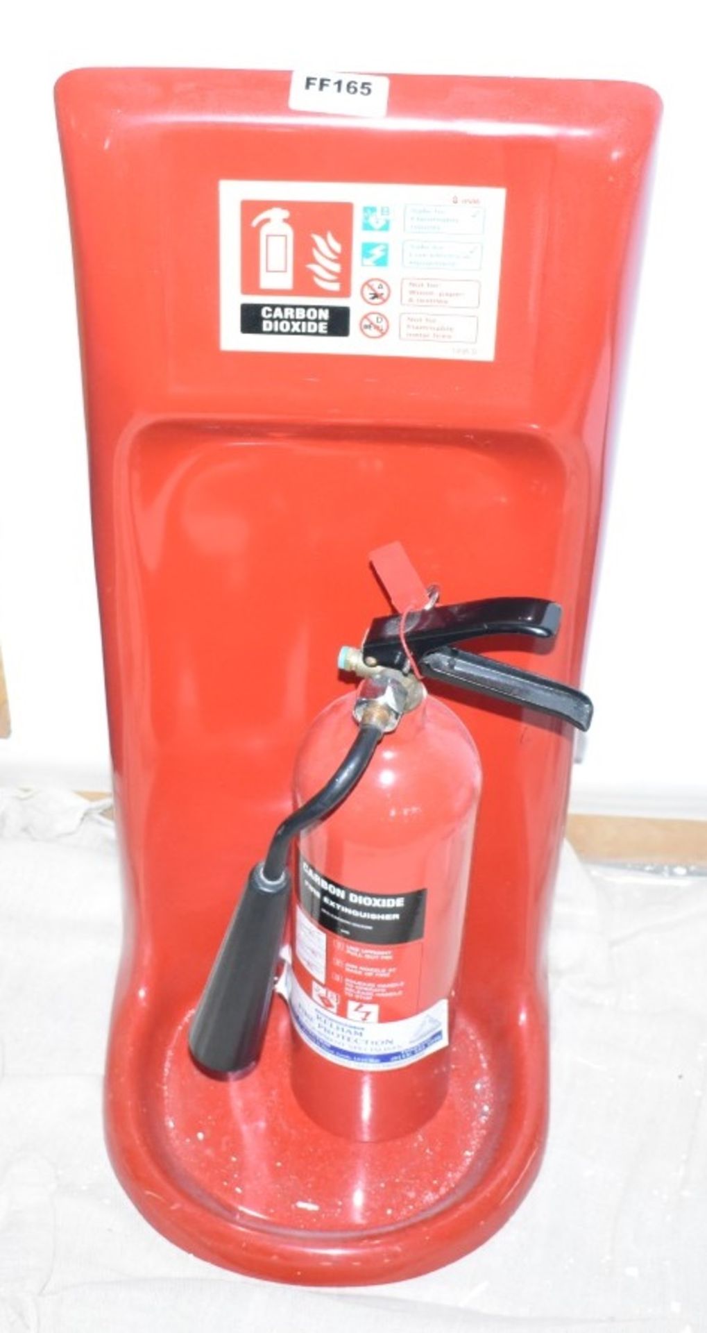 1 x 2kg Carbon Dioxide Fire Extinguisher With Stand - Ref: FF165 D - CL544 - Location: Leeds, LS14 - Image 3 of 3