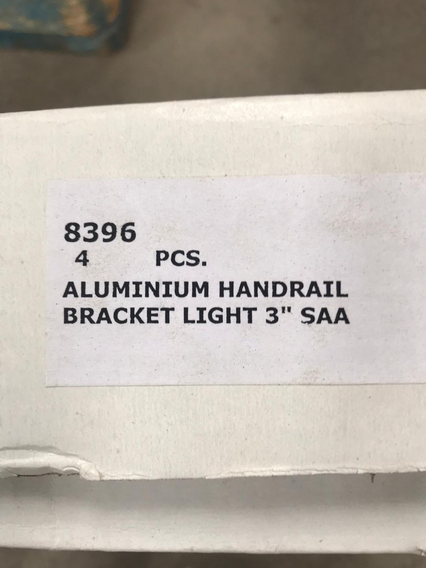 8 x Aluminium Handrail Bracket Ligth 3" SAA - New Stock - Location: Peterlee, SR8 - - Image 2 of 4