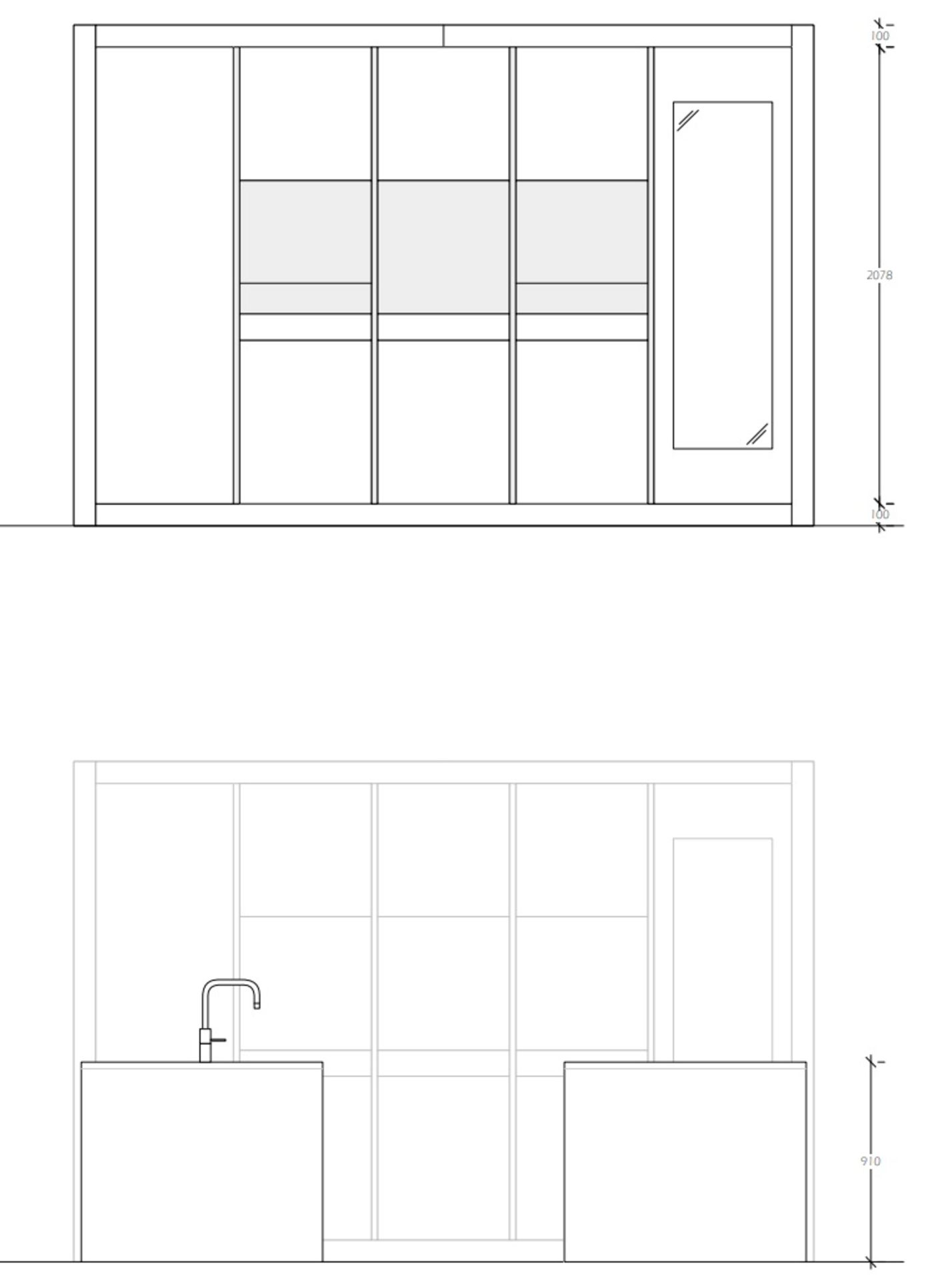 1 x SieMatic Fitted Kitchen in Basalt Grey Matt With Handleless Doors - Features Gaggenau - Image 2 of 10