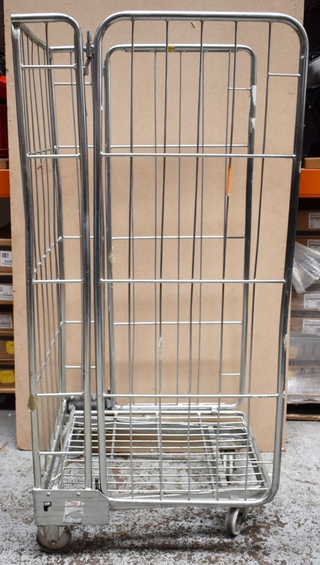 1 x Roller Cage With Heavy Duty Castors - Demountable With Three Sides - Ideal For Storing and - Image 6 of 9