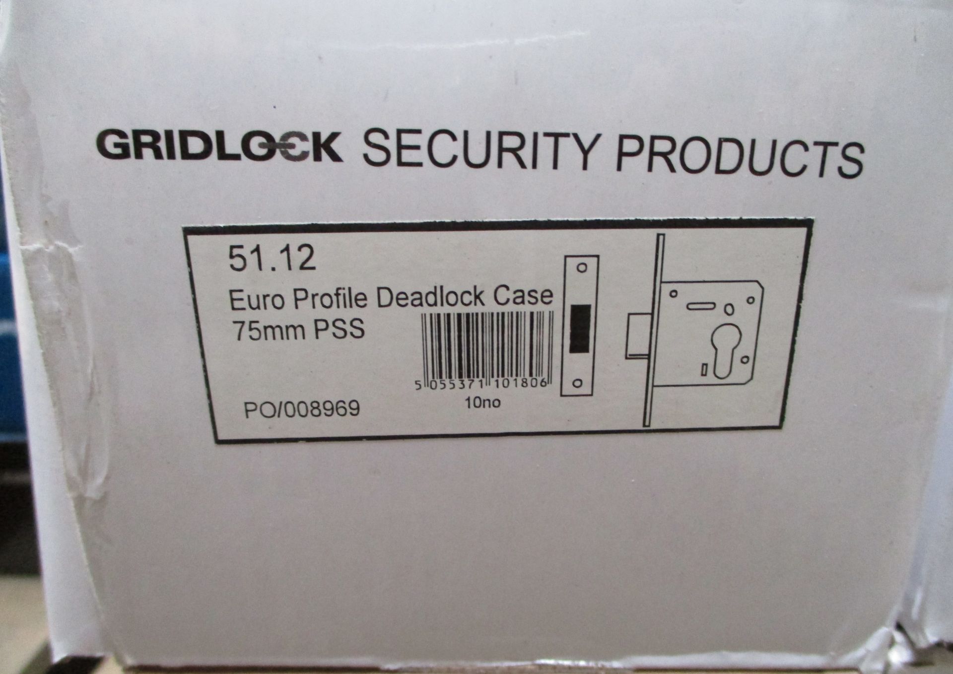 12 x Gridlock Euro Profile Deadlock Cases 75mm PSS - Brand New Stock - Product Code: 51.12 - CL538 - - Image 2 of 4