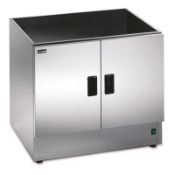 1 x Lincat HC7 Silverlink Stainless Steel Heated Base Pedestal With Doors For Lincat Silverlink 600