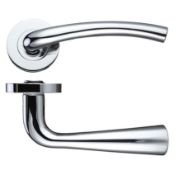 10 x Pairs of Stanza Assisi Internal Door Handle Levers in Polished Chrome - Brand New Stock -