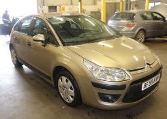 2009 Citroen C4 1.6 Hdi VTR 5 Door Hatchback - CL505 - NO VAT ON THE HAMMER - Location: Corby,