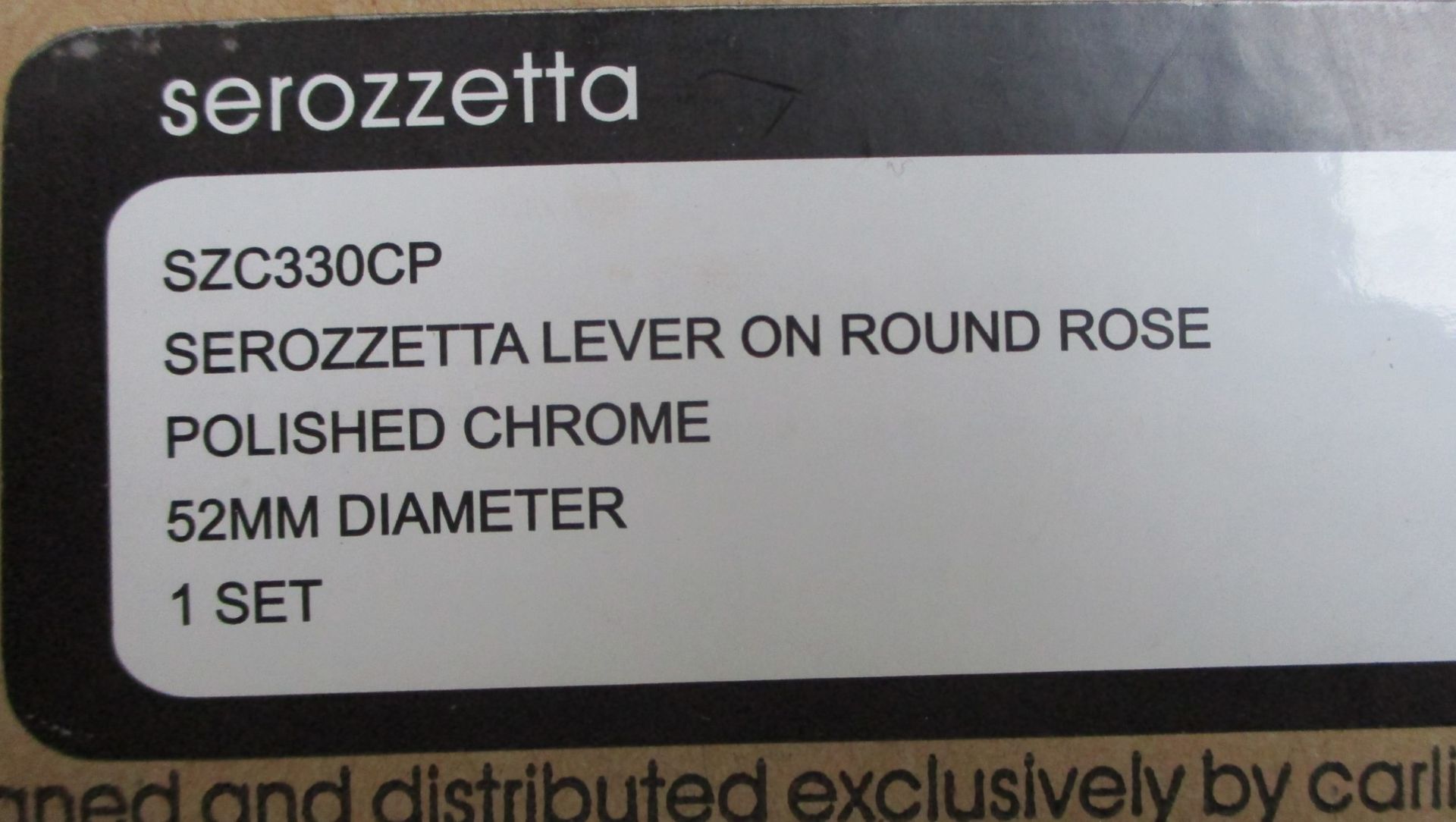 3 x Pairs of Serozzetta Internal Door Handle Levers in Polished Chrome - Brand New Stock - Product - Image 3 of 4