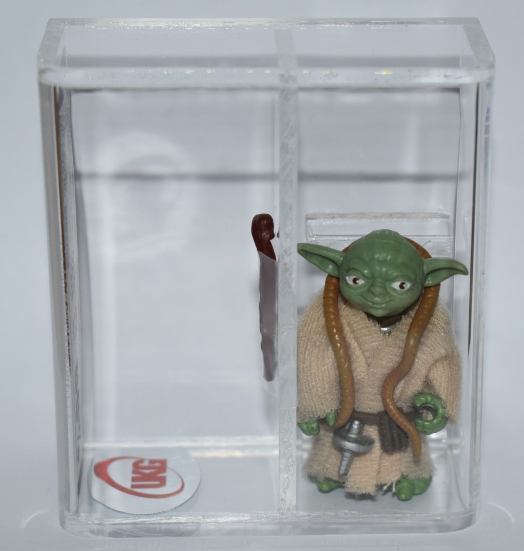 1 x Vintage Star Wars Yoda With Brown Snake Action Figure 1980 - Graded by UKG Toy Graders - NO VAT!