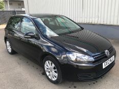 2012 Volkswagen Golf 1.6 Tdi Match 5Dr Hatchback - NO VAT ON THE HAMMER - Location: Corby