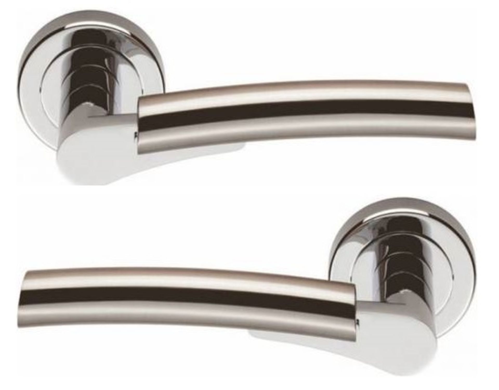 3 x Pairs of Serozzetta Valiant Internal Door Handle Levers With Split CPSN Finish - Brand New Stock