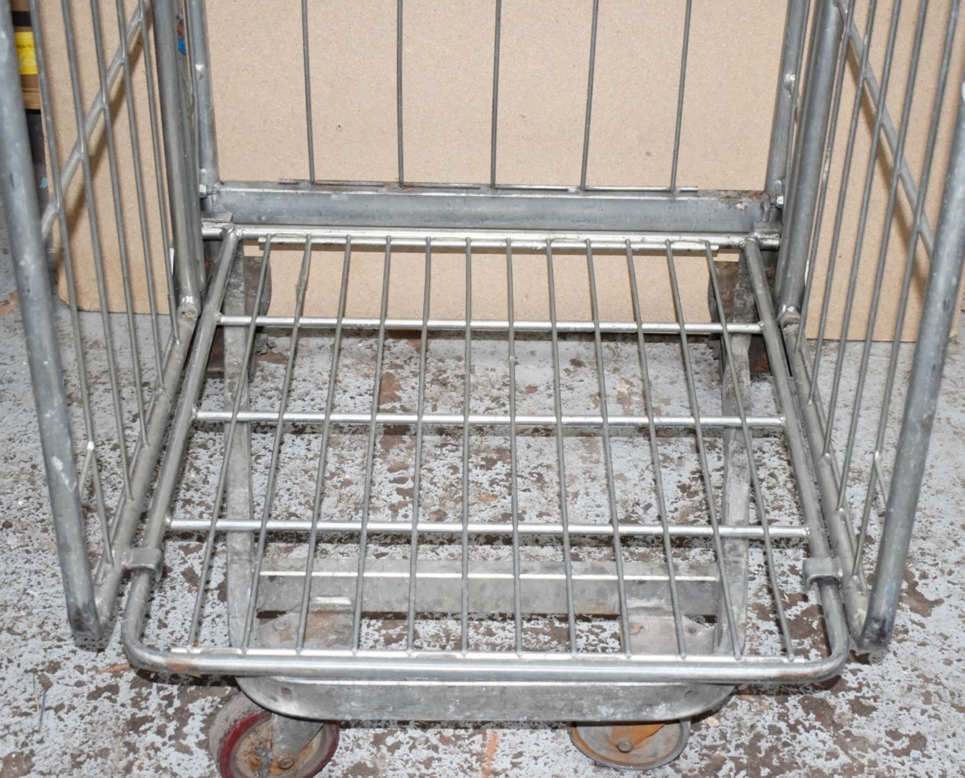 1 x Roller Cage With Heavy Duty Castors - Demountable With Three Sides - Ideal For Storing and - Image 8 of 9