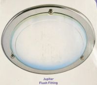 2 x Searchlight Jupiter Flush fitting in chrome - Ref: 702CC - New And Boxed Stock - MEZ-AR-D - CL3
