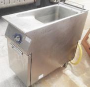 1 x Electrolux Freestanding Single Gas Tank Fryer - Dimensions: H88 x W40 x D96cm - Pre-owned, Taken