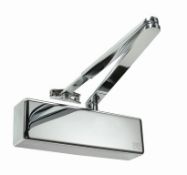 1 x Rutland Soft Door Closer in Silver Finish - Size 2/4 - Brand New Stock - Product Code TS.