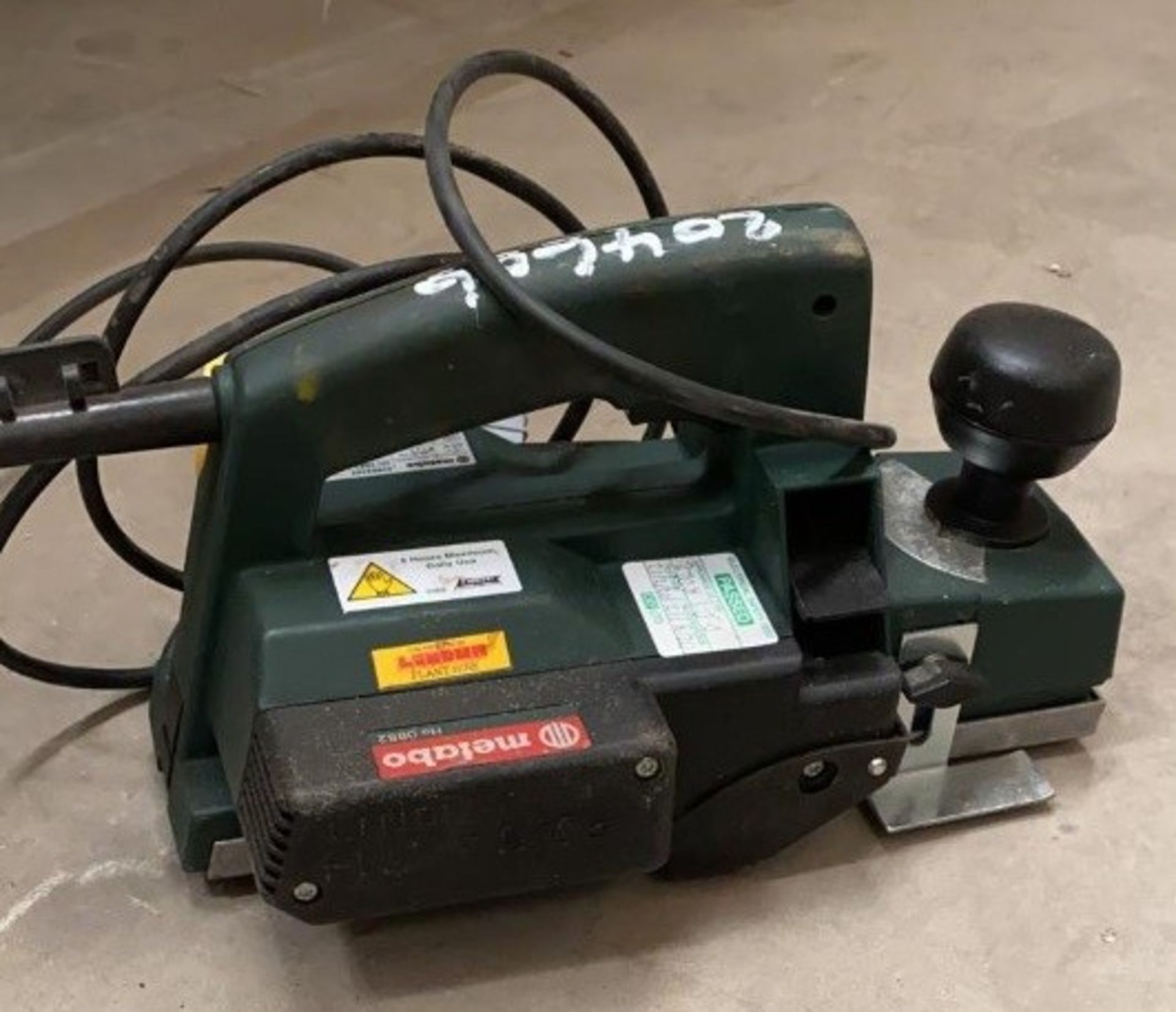 1 x Metabo 110V Planer - Used, Recently Removed From A Working Site - CL505 - Ref: TL018 - Location: