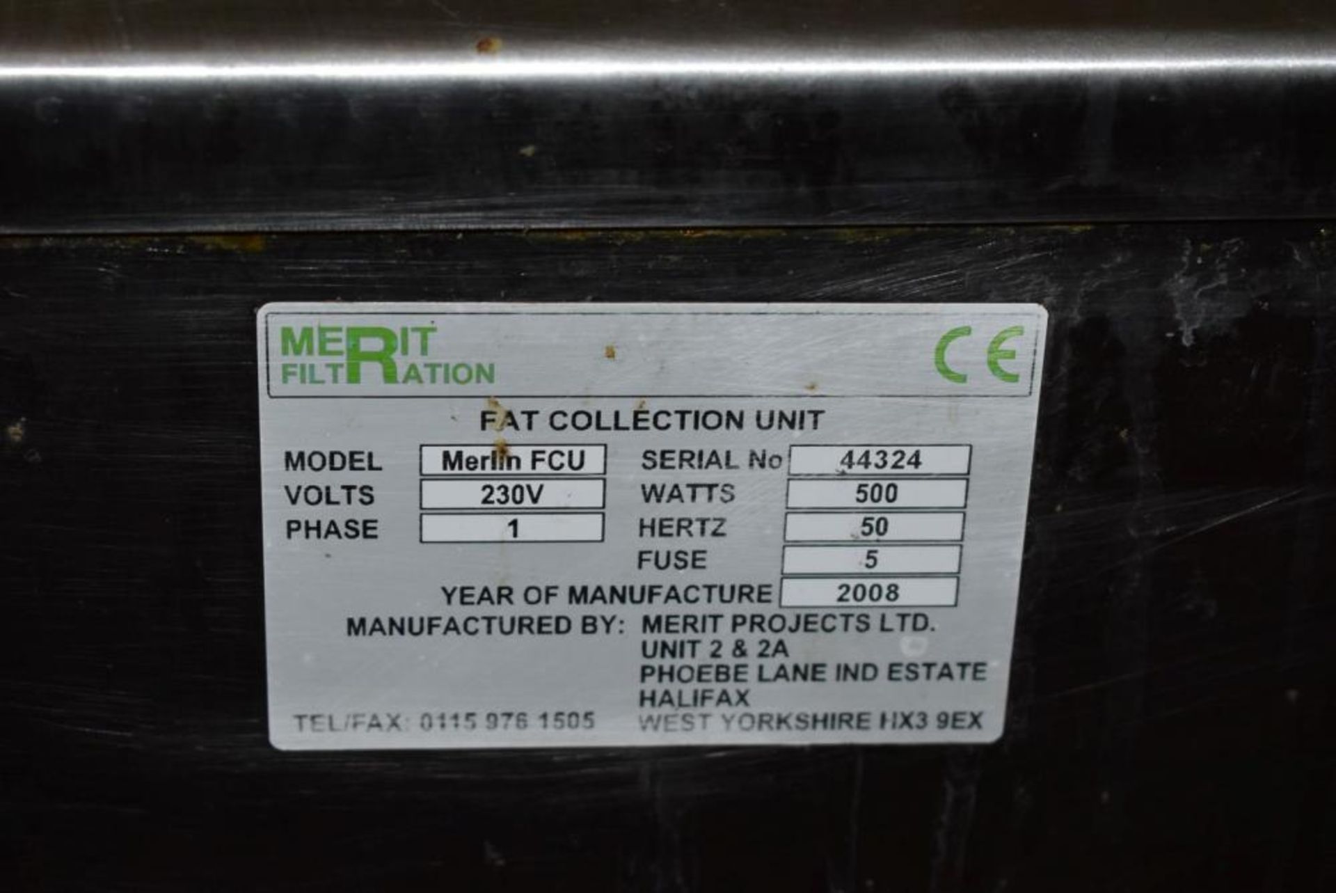 1 x Merlin FCU Fat Collection Unit For Commercial Kitchens - CL232 - Ref LF294 E2A - Location: Altin - Image 5 of 7