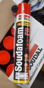 12 x Soudafoam Fire Rated Expanding Foam Dispensers - 4 Hour Fire Rating - Brand New Stock - RRP £