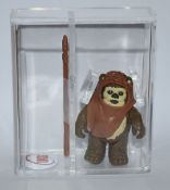 1 x Vintage Star Wars Wicket Ewok Action Figure 1984 - Graded by UKG Toy Graders - NO VAT!