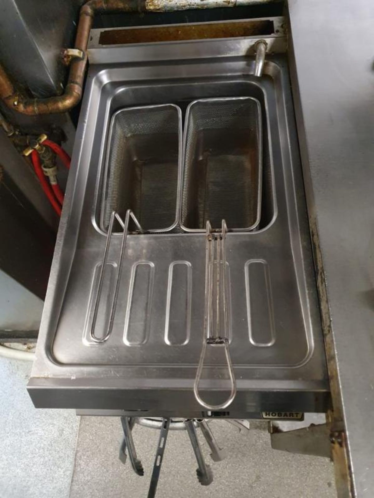 1 x Hobart Twin Basket Pasta Boiler - Stainless Steel Finish - CL514 - Approx Dimensions H118 x W40 - Image 3 of 4