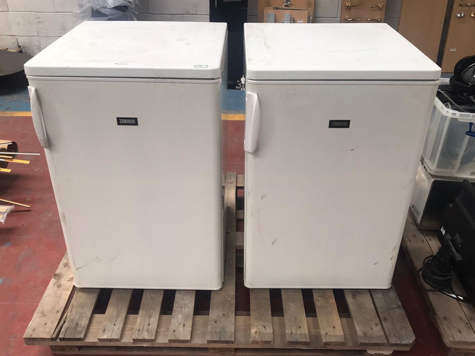 2 x Zanussi Undercounter Fridges - Removed From a Working Environment - Product Code: N/A -
