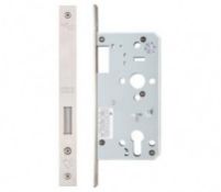 10 x Zoo Hardware DIN Euro Profile Mortice Dead Lock 55mm - Location: Peterlee, SR8 RRP £136.00