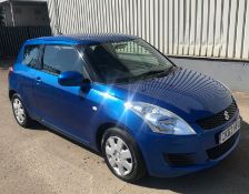 2012 Suzuki Swift 1.2 Sz2 3 Dr Hatchback - CL505 - NO VAT ON THE HAMMER - Location: Corby,