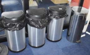 5 x Assorted Kitchen Waste Bins - Ref: FF164 D - CL544 - Location: Leeds, LS14