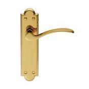 4 x Assorted Pairs Of Door Handles in Polished Brass - New Boxed Stock