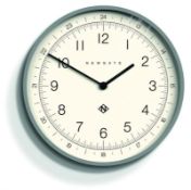 1 x Newgate NUMBER ONE Large Contemporary Wall Clock In Grey - Dimensions: W 53cm x D 5.5cm - Brand
