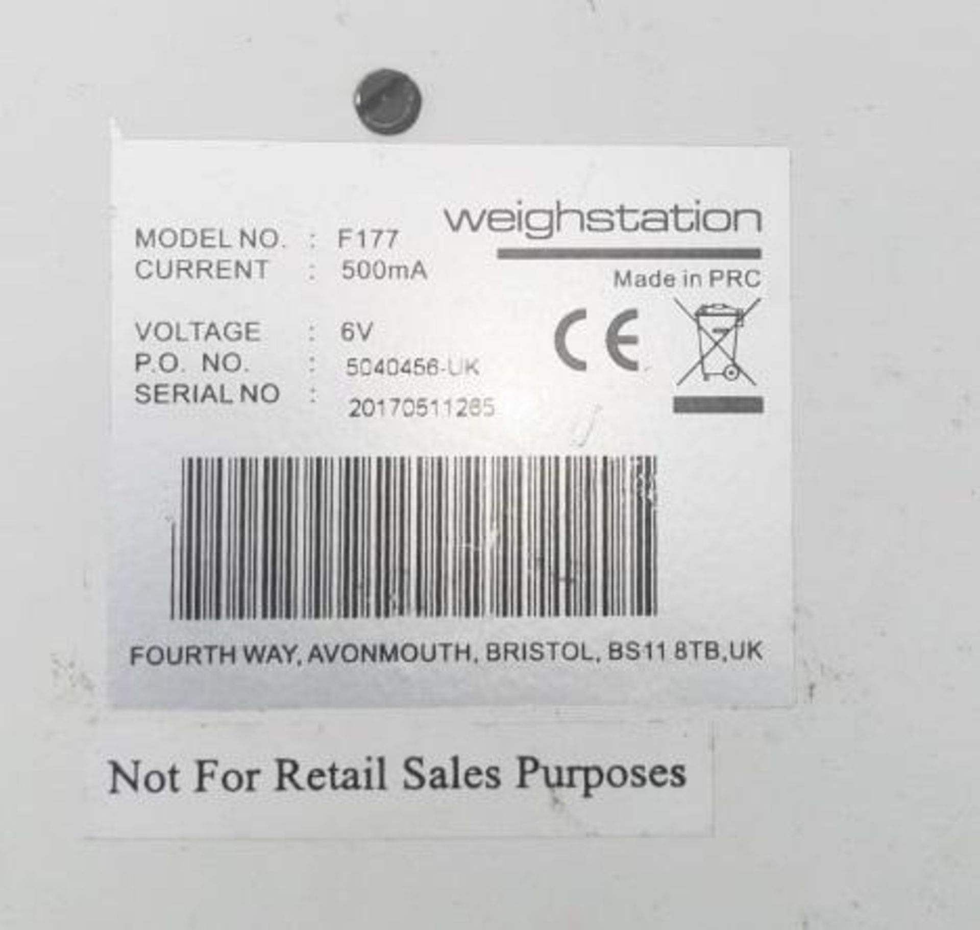 1 x Weighstation Electronic Platform Scale 3kg (Model F177) - Pre-owned, Taken From An Asian Fusion - Image 2 of 3