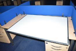 4 x Medium Sizes Office Whiteboards - Ref: FF145 U - CL544 - Location: Leeds, LS14