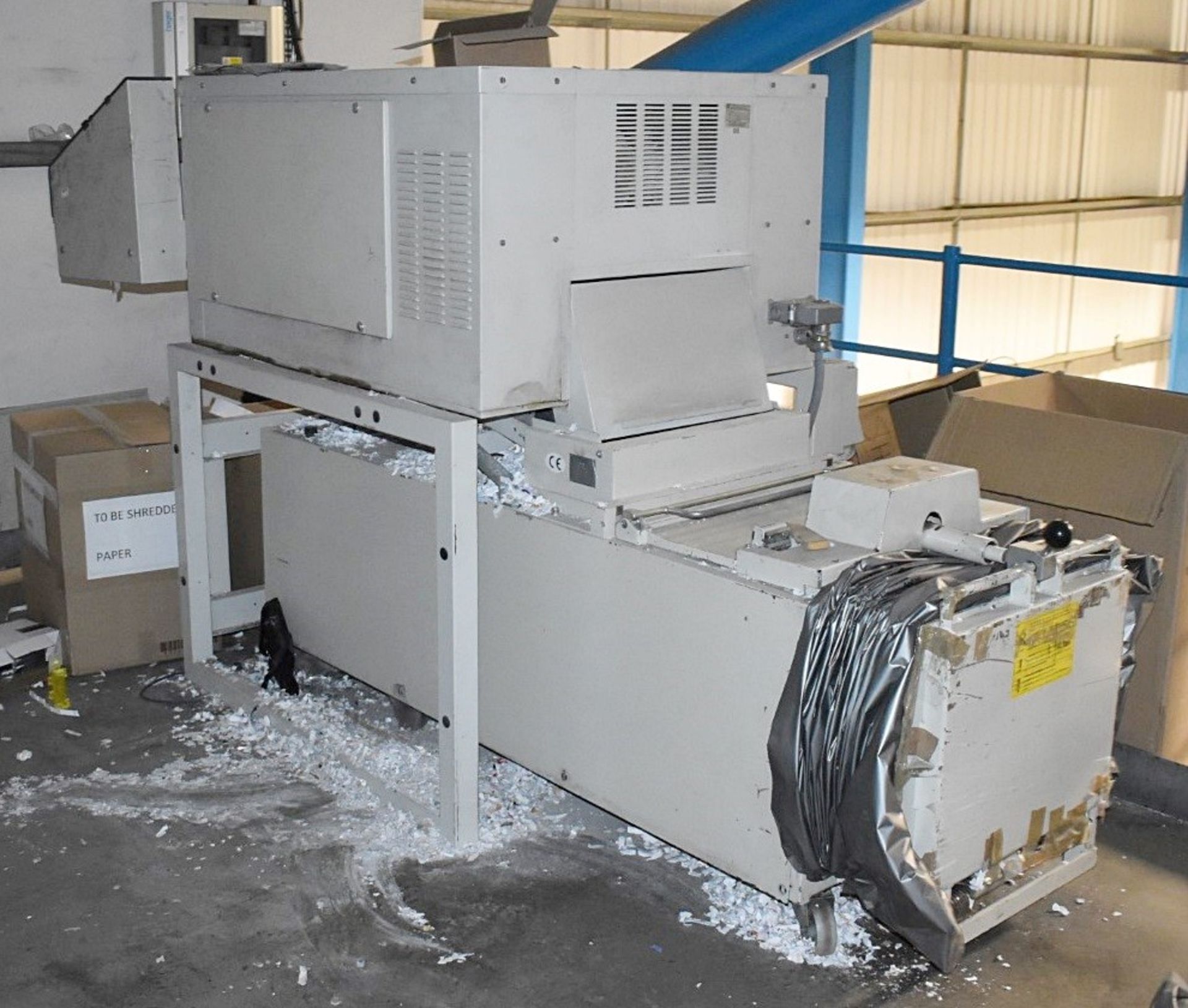 1 x Schleicher Confidential Document Shredder - Industrial Shredding Machine  - Type S860 CSL - 3 - Image 8 of 10