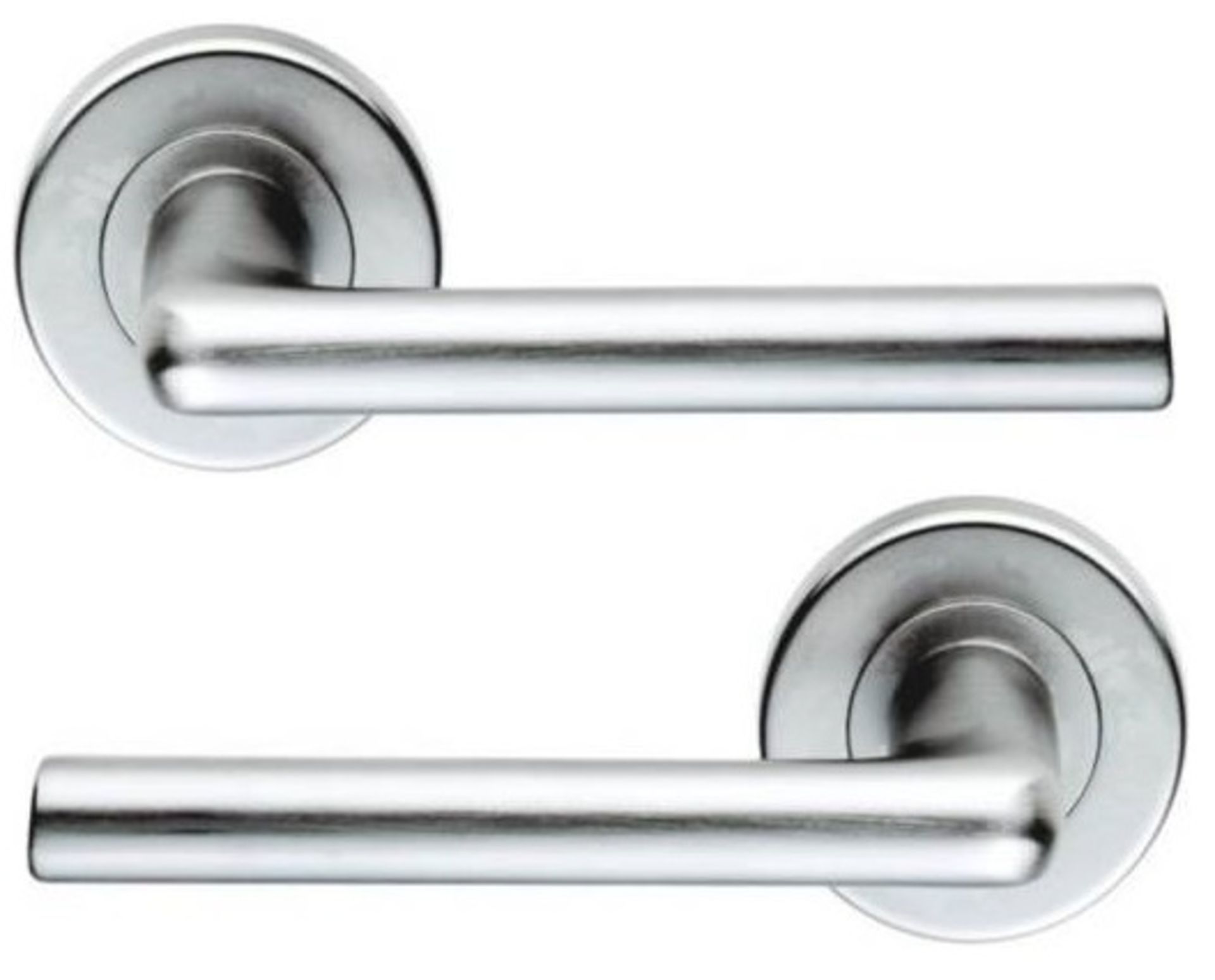 3 x Pairs Serozzetta Uno Internal Door Handle Levers in Satin Chrome - Brand New Stock - Product