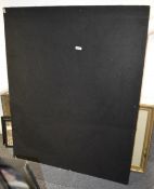 1 x Felt Covered Advertising / Notice Board - Dimensions: 150 x 120 x 12cm - Used In Good Overall