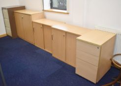 5 x Assorted Office Cabinets - Ref: FF177 D - CL544 - Location: Leeds, LS14