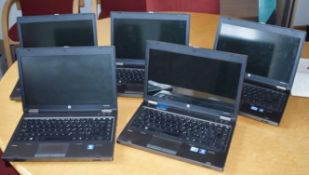 8 x Latpop Computers Including HP 6360b Probook Models - Untested, No Supplies, Hard Disk Drives Not