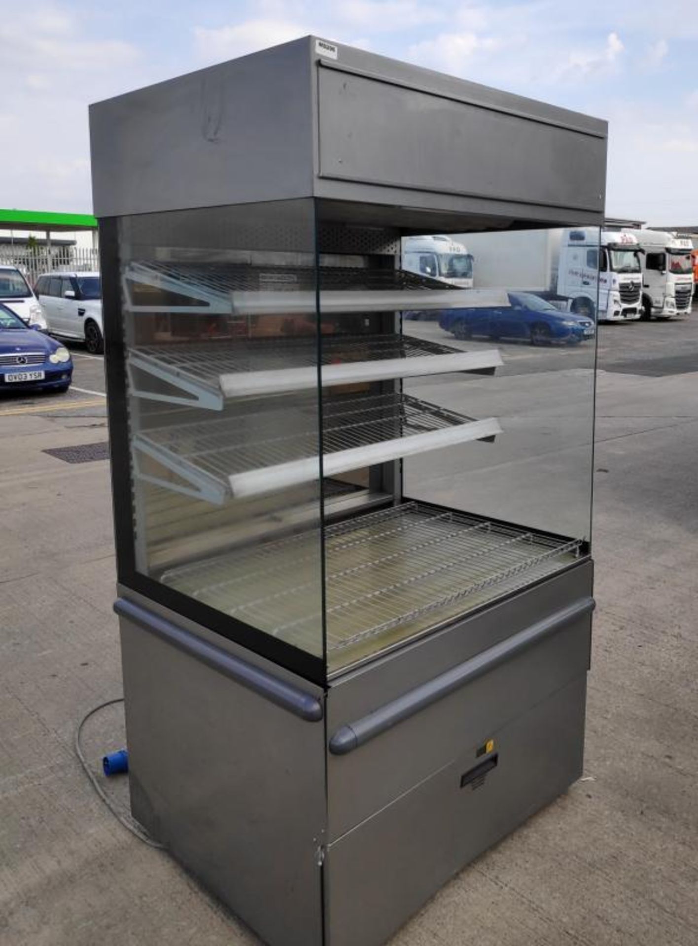 1 x Nuttall 4 Level Open Front Multideck Display Chiller - Wheeled - Dimensions: 196L x 89D x 107W c - Image 10 of 13