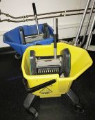 1 x Assorted Janitorial Cleaning Equipment Including Mop Buckets, Mops and Wet Floor Signs - CL554 -