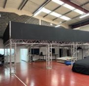 1 x Truss Mezzanine 8m x 10m with Staircase, Solid Floor & Ballustrade - Location: Market Harborough